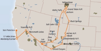 National Park Discovery – con inizio a Las Vegas