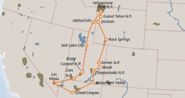 National Park Explorer – con inizio a Las Vegas
