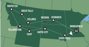 Minneapolis, Yellowstone & the Rockies