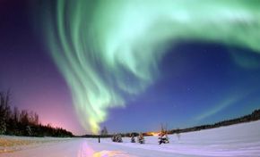 Tromso e l'aurora boreale