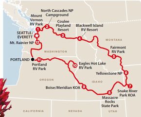 Itinerari in camper: Il Nord Ovest degli Stati Uniti